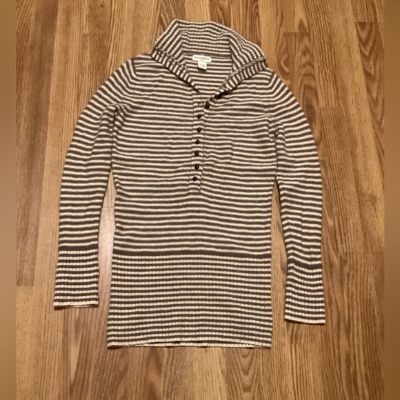 Banana republic women’s pullover sweater striped multicolor size medium - Picture 2 of 10